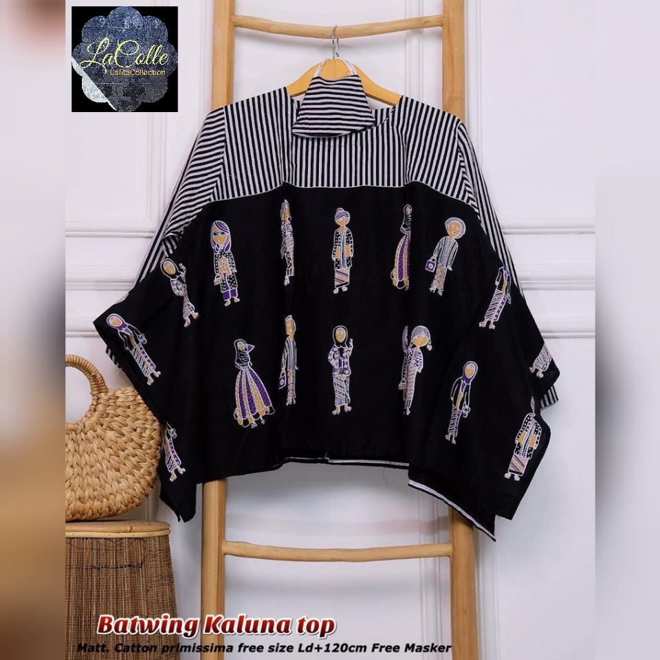 ATASAN WANITA BATIK MODEL BATWING BANYAK MOTIF// BLOUSE BATIK BATWING TERBARU//BATWING TOP ATASAN BA