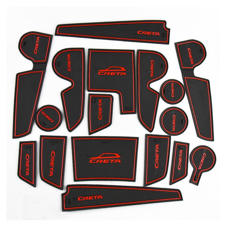 Pad Karet Anti Slip Untuk Hyundai Creta IX25 2017 2018 2019 2020 2016