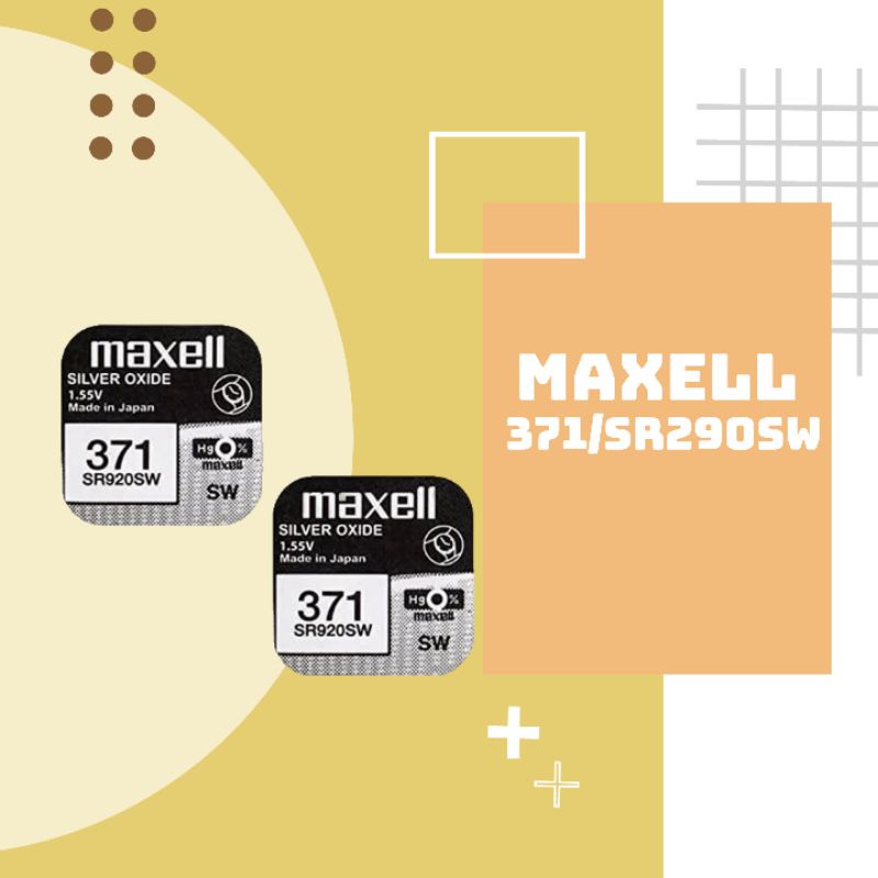 BATERAI MAXELL 371 SR920SW ORIGINAL