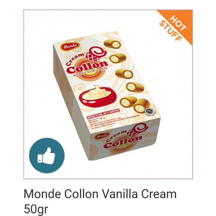 

Monde Collon Vanilla Cream 50gr