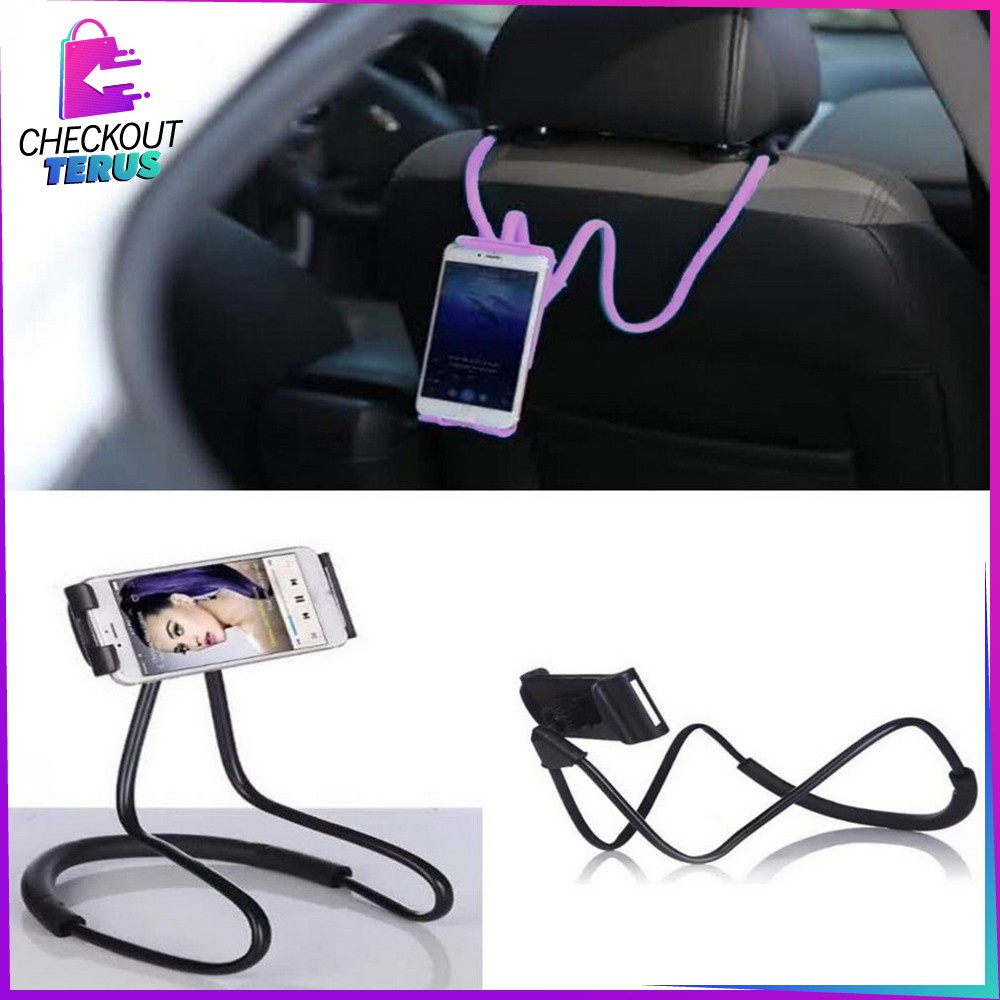 CT C371 Lazy Neck Phone Holder Penyangga HP di Leher Sandaran HP Untuk Nonton Dudukan Handphone di Leher Flexible