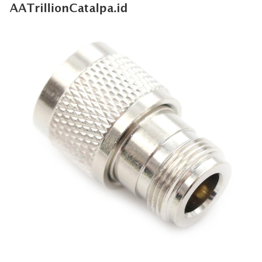 Adapter Konektor RF Lurus UHF PL259 Male Plug Ke N Female Jack