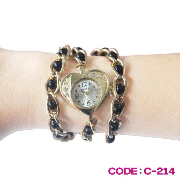 NEW Jam Tangan Wanita Mewah Analog Fashionable C-214