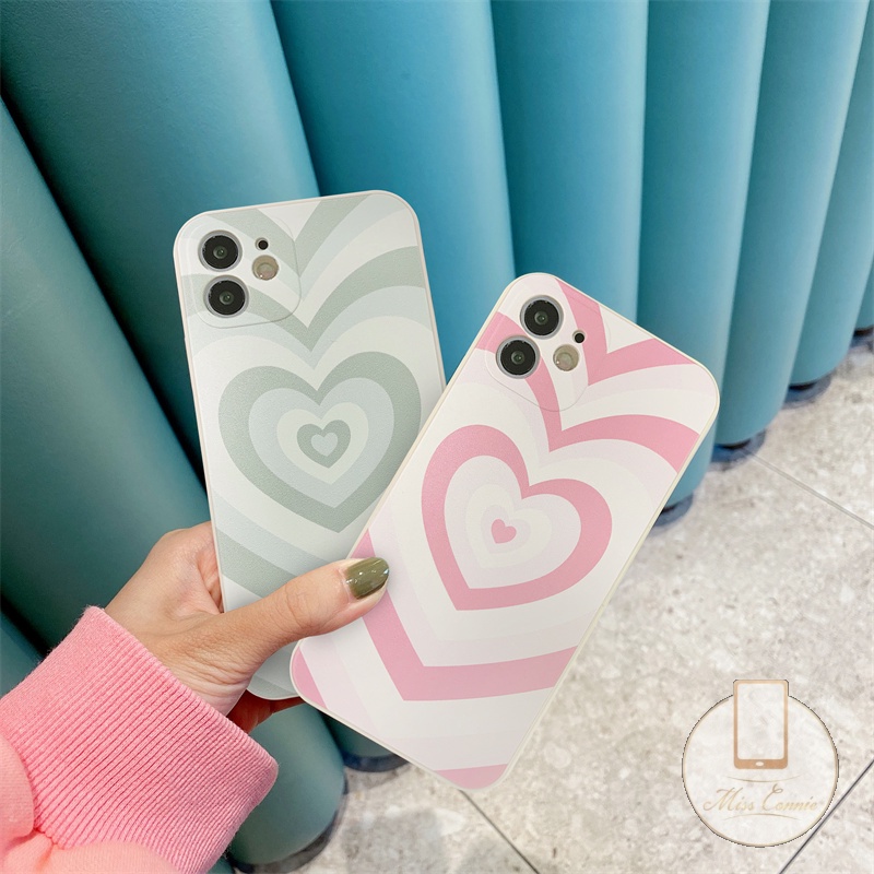 Soft Case Oppo A76 A57 A17 A78 A12 Reno 8T 8 7 6 A15 A55 A54 A16 A95 A74 A3S A35 A15S A52 A9 A16E A94 A5 A15 A35 A5S Reno 5F 4F 54 A92 A53 Kubus Lurus Gradasi Case Hati Love