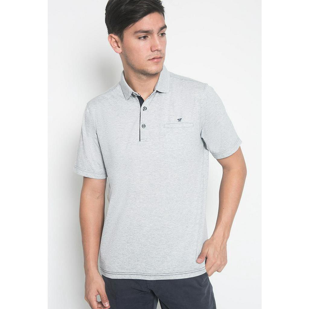 LGS - Kaos Casual - Kaos Polo - Abu - Regular Fit - CTS.225.M2987.01.C
