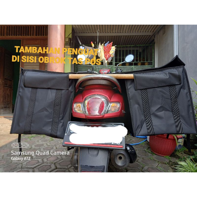 TAS OBROK/TAS KURIR/TAS POS MOTOR /TAS RENGKEK/TAS SALES ( MERK R-JOT SUPER )