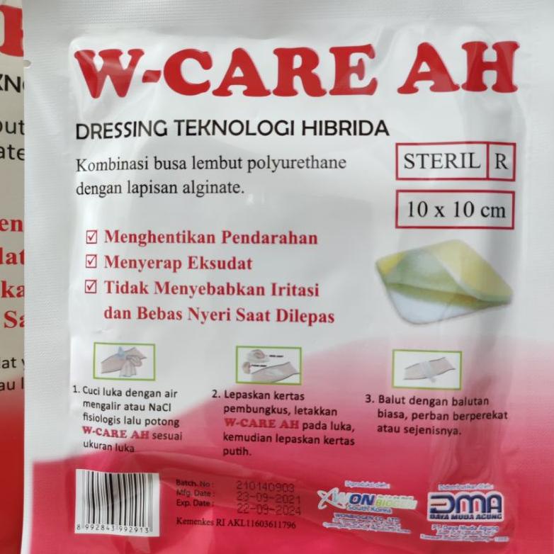W Care Ah We Care Ah Dressing Balutan Perban Luka Modern