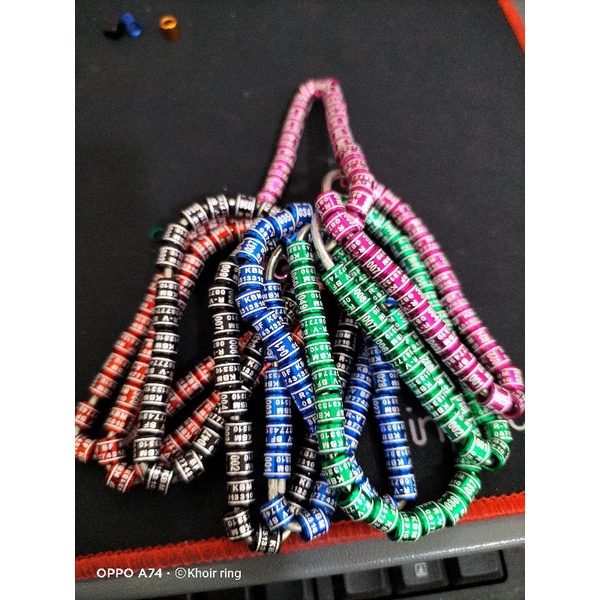 RING BURUNG kenari lovebird murai batu merpati MODEL LASER LIST GARIS-GARIS.