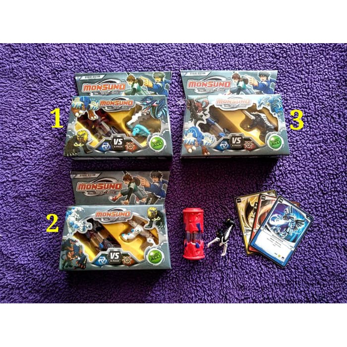 OBRAL MONSUNO ANIMALS BATTLE (BOX) - MAINAN ANAK LAKI