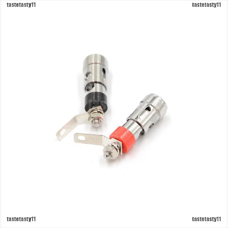 (taty) 2Pcs Speaker Audio Terminal Spring Spring Loaded Tipe Spring NIC