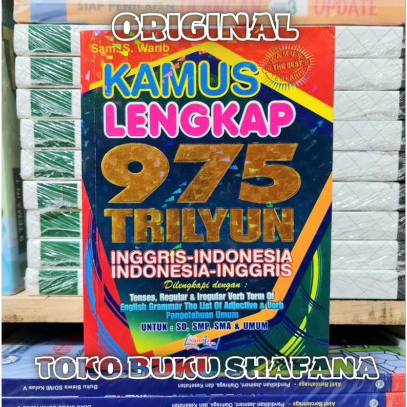 TERBARU !!! KAMUS LENGKAP 975 TRILYUN INGGRIS-INDONESIA INDONESIA-INGGRIS