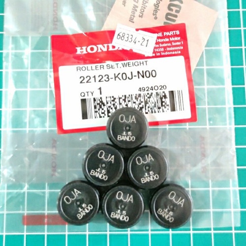 Roller Set 15gr 14gr Genio Beat K1A Scoopy ESP K2F 2020 2021 Asli AHM 22123K0JN00