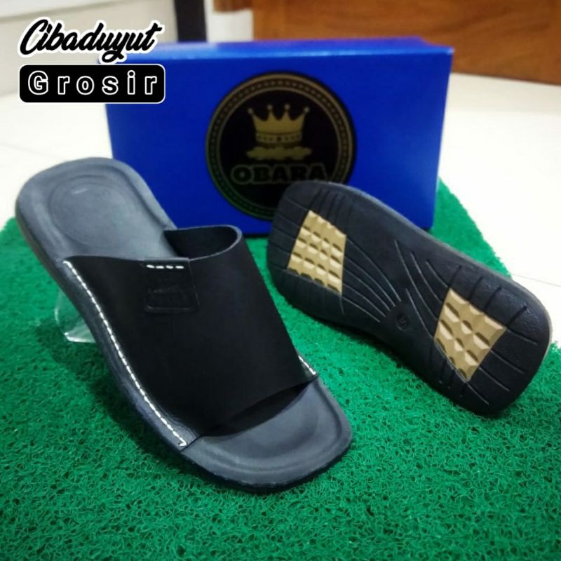 Sandal Slide Obara Asli Kulit