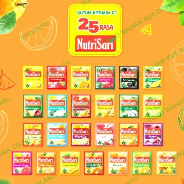 

NutriSari Aneka Rasa 11gr x 10Pcs (1 Renceng) Nutri Sari