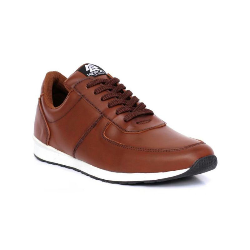 FREY BROWN |WOLF x HEROES| Sepatu Casual Sneakers Running Sporty Kulit Faux CH