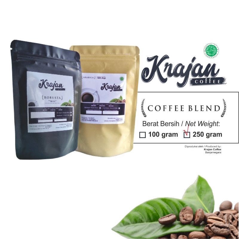 

Coffee Blend - Arabika Banjarnegara - Robusta Banjarnegara- Blend- Kopi Banjarnegara - Krajan Coffee