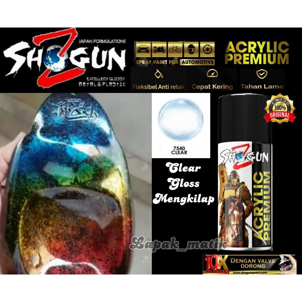 Pilok SHOGUN Z CLEAR 7540 VERNIS CLEAR MENGKILAP GLOSSY 300ML