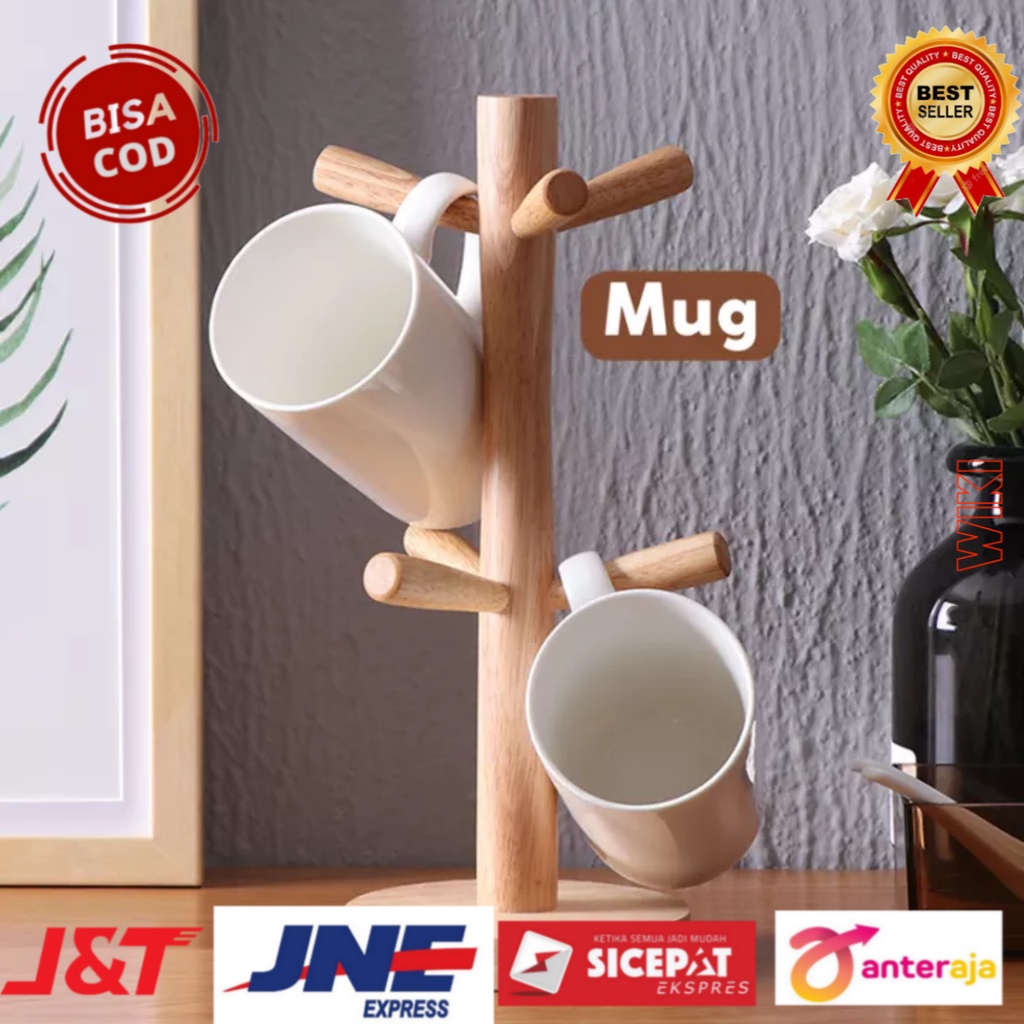 Tempat Gantungan Kunci dan Rak Serba Guna Bahan Kayu Jati Belanda