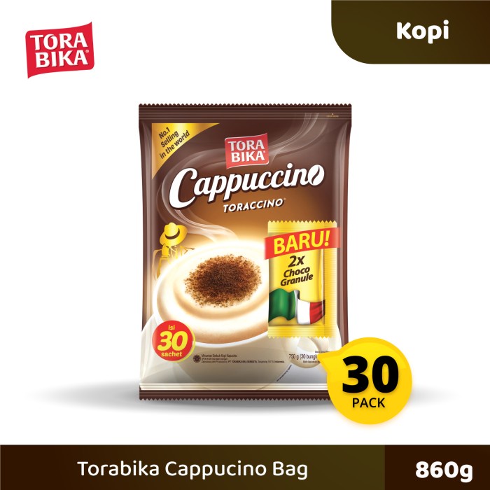 

Torabika Cappuccino Bag 30 Sachet @25 Gr