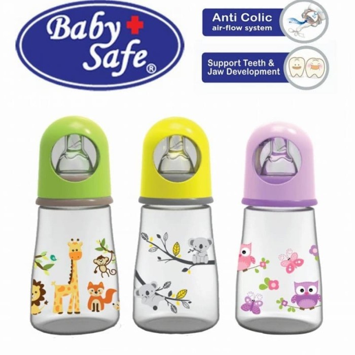 BABY SAFE Feeding Bottle JP002 125ML | Botol Susu