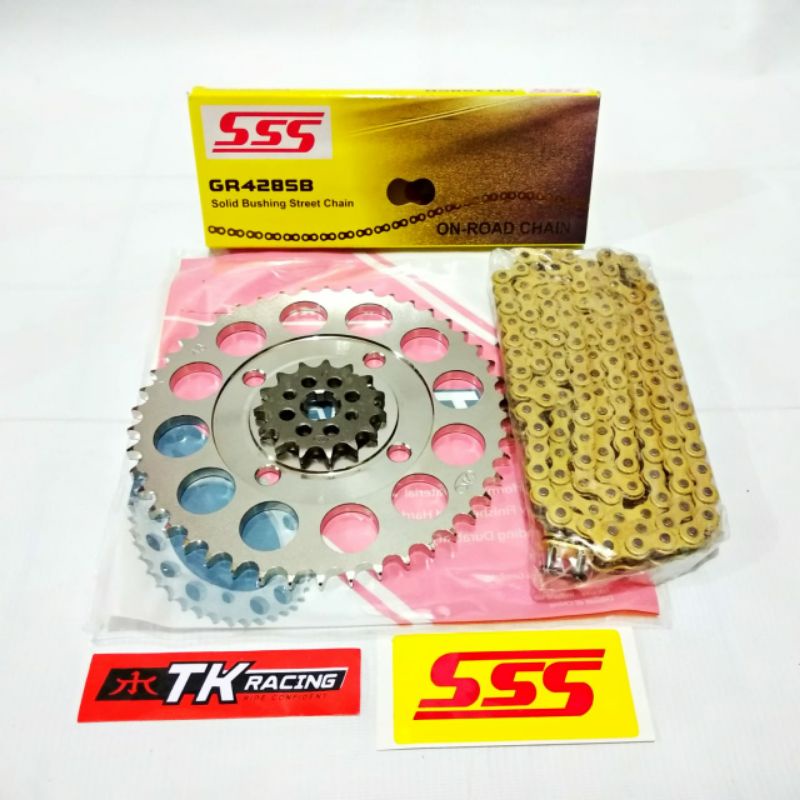 Gear set TK CB150R CBR150R Sonic 150R Rantai SSS 428 SB 45 Up 48