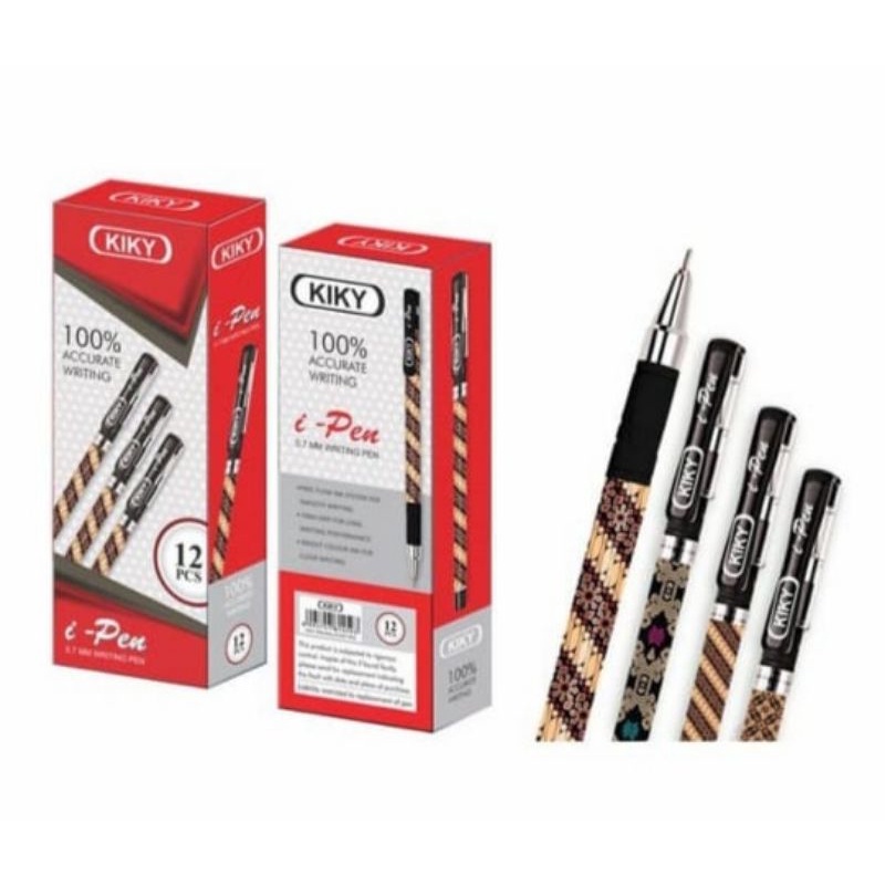 

BOLPOIN PULPEN KIKY KIKI 0.7 BATIK GEL I PEN / ECER / GROSIR