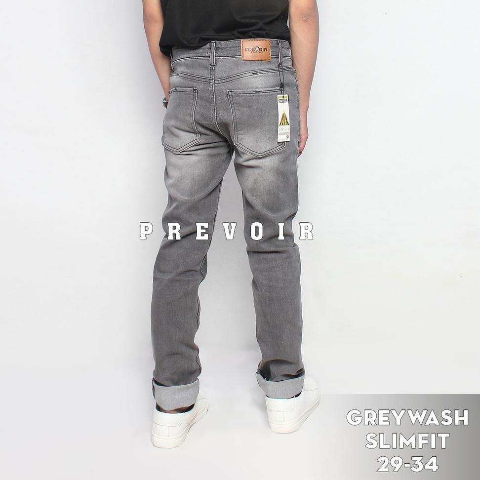 CBB.21Jl22ᴬ - celana jeans pria slimfit original greywash scrubh