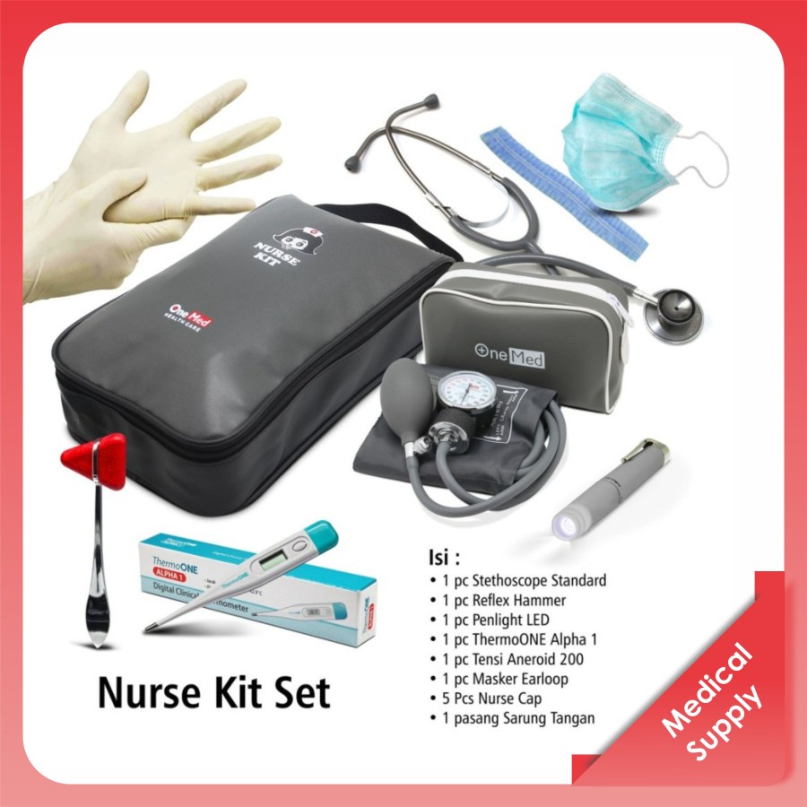 Onemed | Nurse Kit Set | Tas Nursing Kit | Perlengkapan Suster