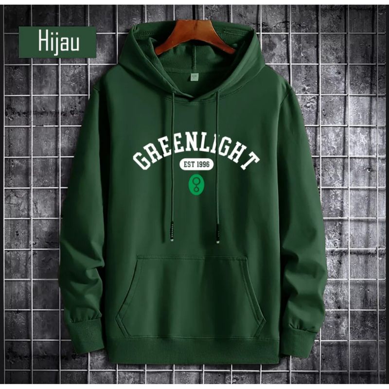 Jaket Hoodie GREENLIGHT Distro Bandung | Sweater Pria &amp; Wanita