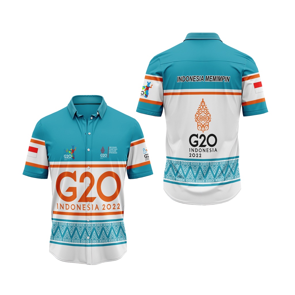 Utamamedia - Kemeja G20 Indonesia Memimpin / Baju Kemeja G20 2022
