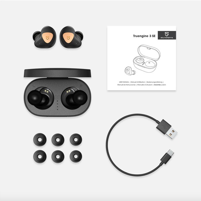 SoundPEATS Truengine 3 SE TWS APTX Wireless Earphone Headset Bluetooth 3SE