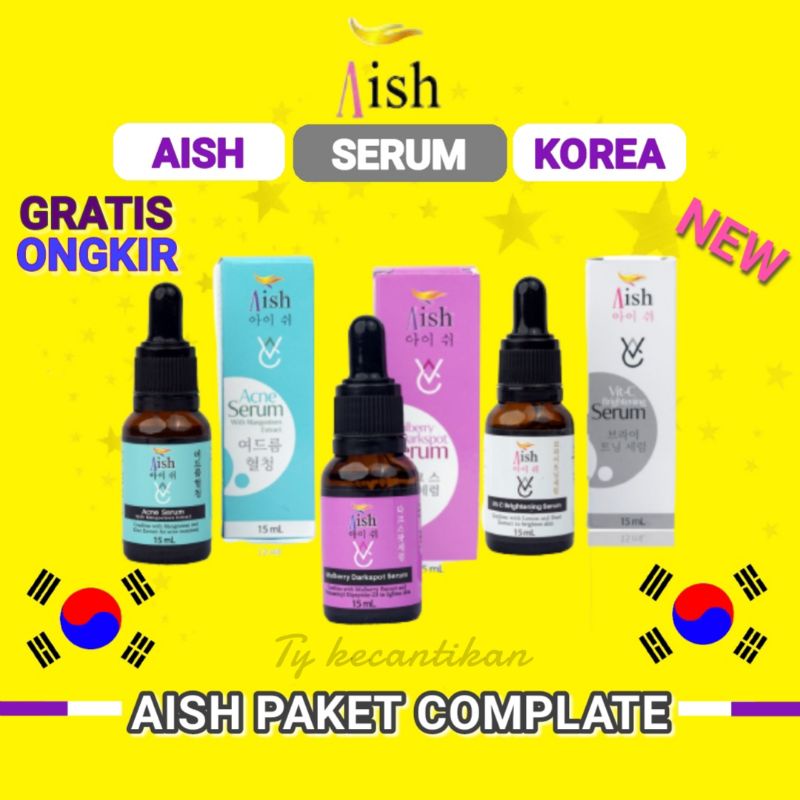 AISH Brightening / Acne / Darkspot Serum KOREA - 100% ORIGINAL BPOM Aish Serum Wajah Penghilang Beka