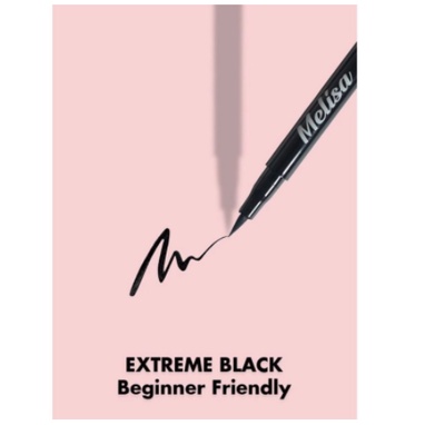 MELISA Waterproof Liquid Eyeliner BY TOKYO NIGHT ( EXTREME BLACK)