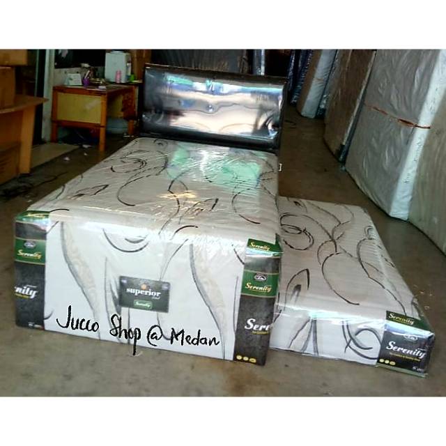 Springbed Anak - Bed Dorong Anak Elite Series Serenity Superior uk 120cm -  Fullset - medan