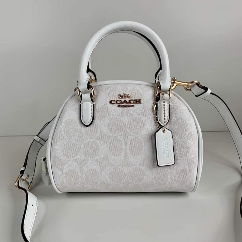 Coach Sydney Satchel In Signature Canvas (CA591)