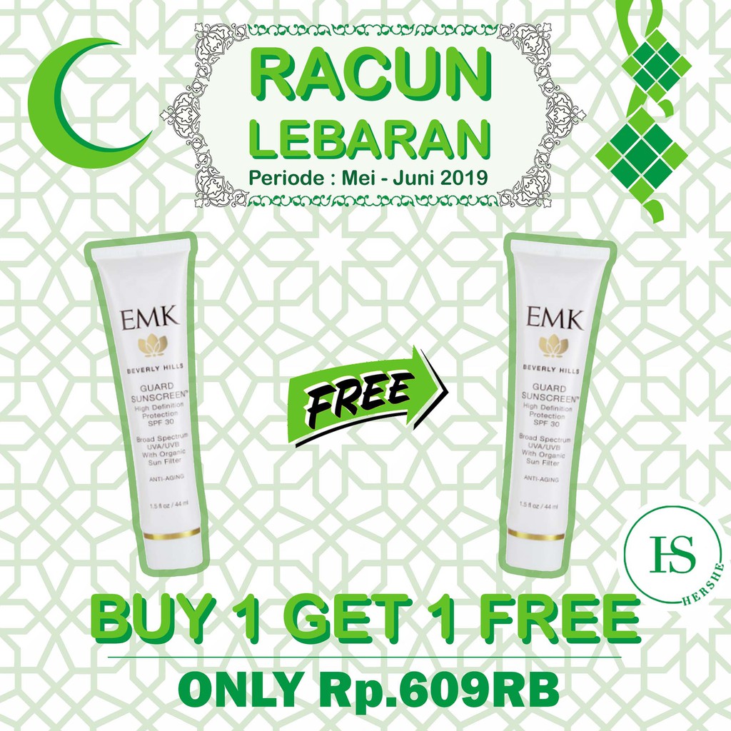 EMK GUARD SUNSCREEN BUY 1 GET 1 FREE - PROMO RACUN LEBARAN