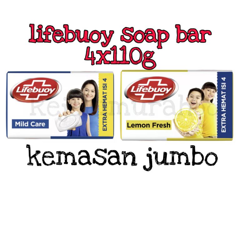 Lifebuoy sabun batang 4x110g