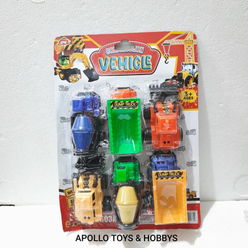 MAINAN ANAK TRUK CONTRUCTION 6PCS VR03