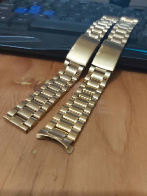 STRAP tali jam tangan Rante Stainless steel Gold