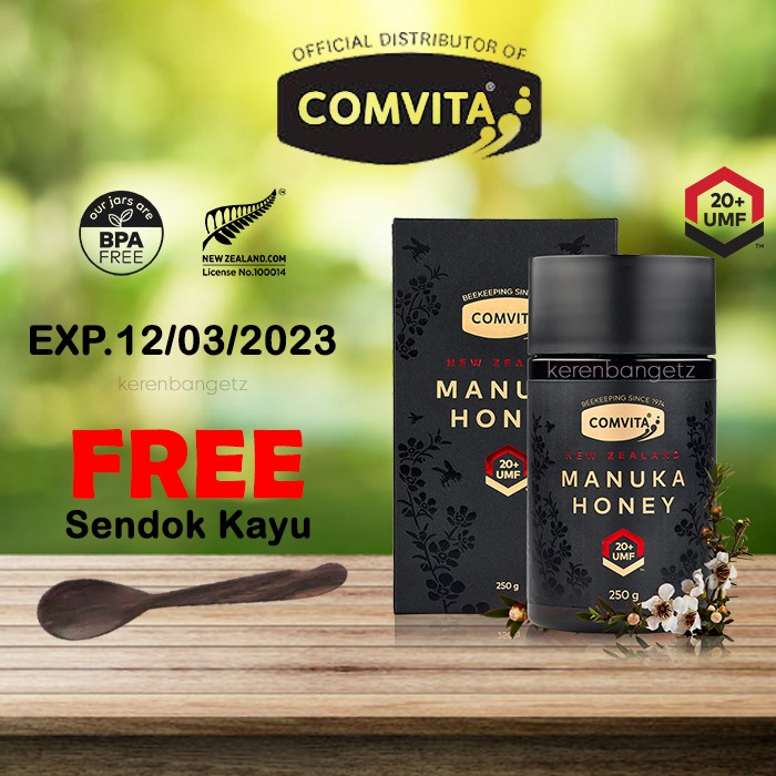 

(SIAP KIRIM) COMVITA MANUKA HONEY UMF 20+ 250 gram Madu Manuka Asli Original Import New Zealand