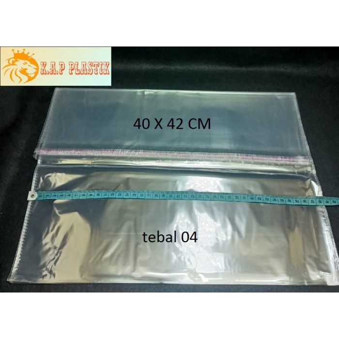 

Ginger- PLASTIK OPP DOUBLE SEAL UK. 40 X 42 CM / TEBAL 04 / ISI 100 PCS