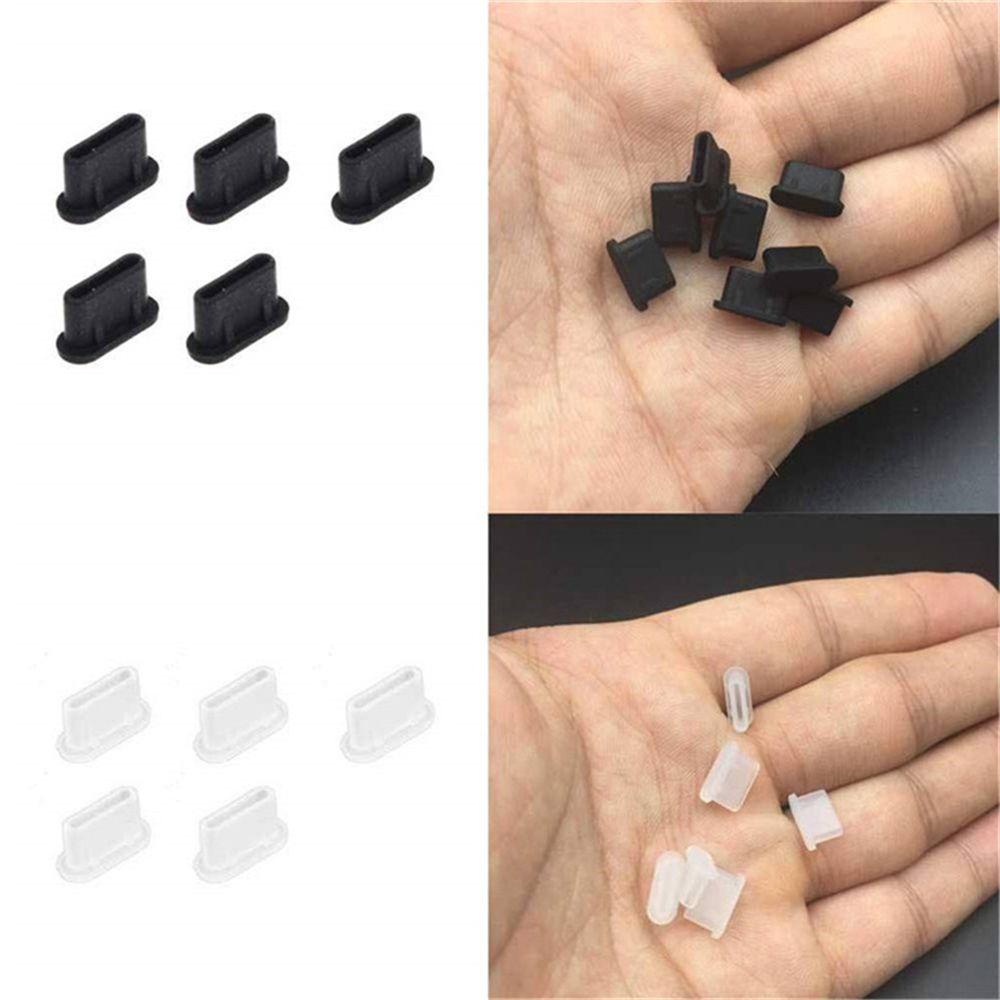 Nanas 5pcs Anti Debu Plug Tahan Lama Aksesoris Telepon Blok Stopper Silikon Untuk Samsung Galaxy S22 Huawei Xiaomi