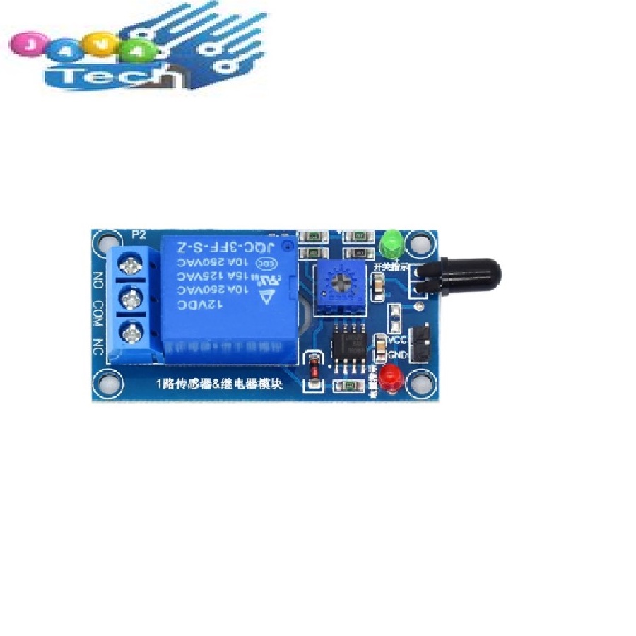 Modul Sensor Pendeteksi Api DC 5V 12V Infrared Flame Sensor