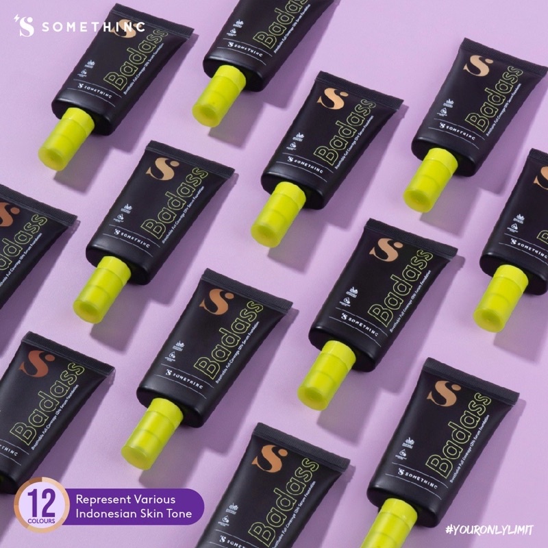 [ FREE SAMPLE ] SOMETHINC BADASS Breathable Full Coverage 12HR Serum Foundation - Tahan Hingga 12 Ja