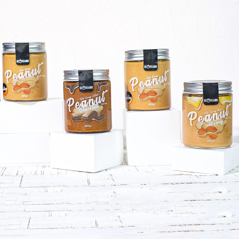 

Flash Sale!! ATR-491 Beorganik Peanut Butter / Selai Kacang 280gr (Unsweetened, Gluten Free, Vegan)