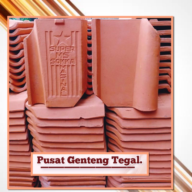 Genteng Sokka Masinal Asli Kebumen/Banyumas Original | Genteng Press Plentong Masinal Kualitas Super
