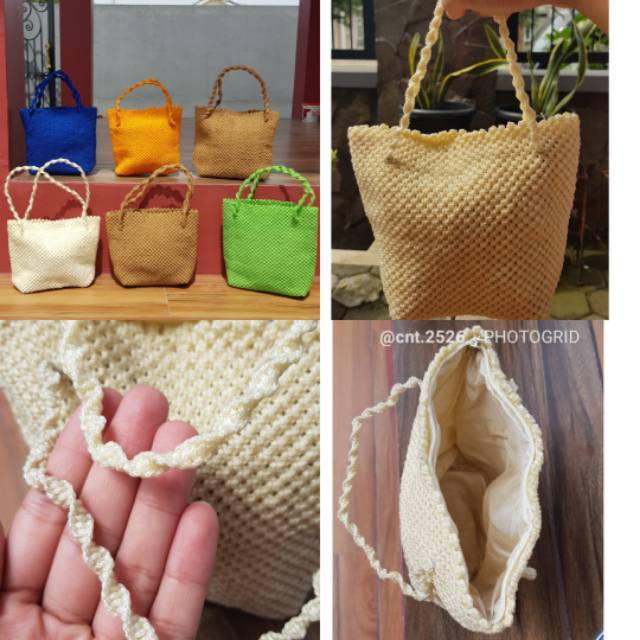 Tas Mini Warna Warni Tali Kur Model Tas Korea