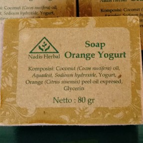 

Nadis Herbal Bar Soap Orange Yogurt 80gr