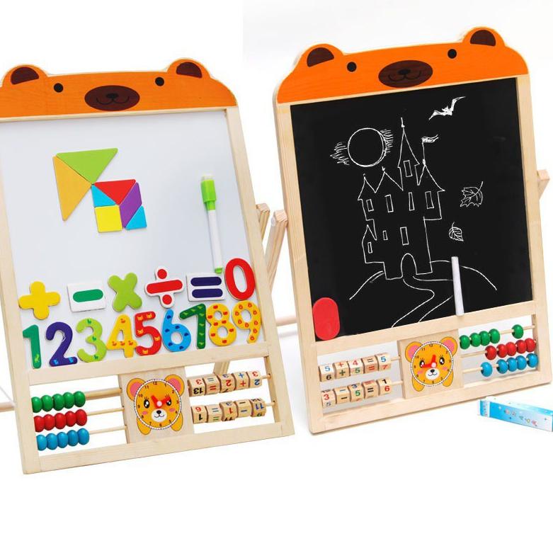 

[PROMO JES72] Papan Tulis Whiteboard Blackboard Magnetik Spidol Kapur Tempel 2 IN 1 Hitam Putih 44 x 31 Cm Diskon Promo