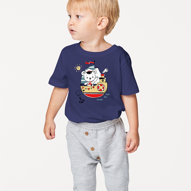 COD Baju Anak Cowok Keren gambar Fisher Bear ORI by Gallery Leon